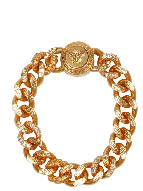 versace gold 24 karat brsteck|versace bracelets.